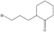 2-(3-Bromopropyl)cyclohexanone,,结构式