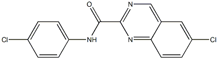 N-(4-Chlorophenyl)-6-chloroquinazoline-2-carboxamide Structure