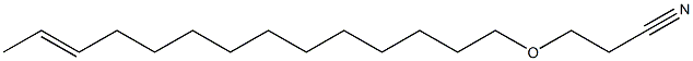 3-(12-Tetradecenyloxy)propiononitrile Structure