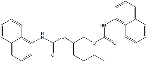 [S,(+)]-1,2-Hexanediol di(1-naphtylcarbamate)