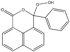 3-Phenyl-3-hydroperoxy-1H,3H-naphtho[1,8-cd]pyran-1-one Structure