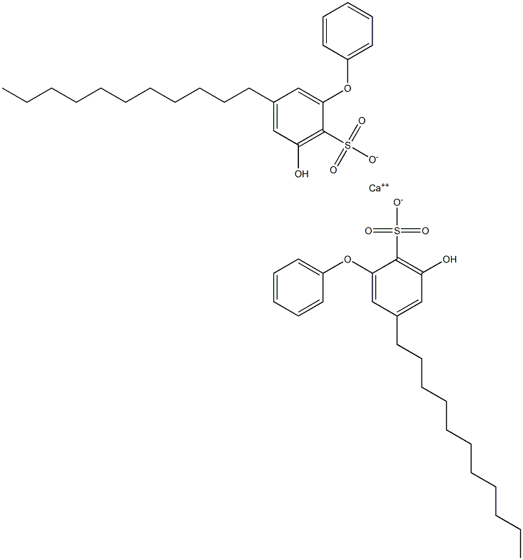  Bis(3-hydroxy-5-undecyl[oxybisbenzene]-2-sulfonic acid)calcium salt