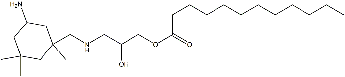 3-[[N-(3-Dodecanoyloxy-2-hydroxypropyl)amino]methyl]-3,5,5-trimethylcyclohexylamine