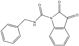 N-Benzyl-2,3-dioxo-2,3-dihydro-1H-indole-1-carboxamide Struktur