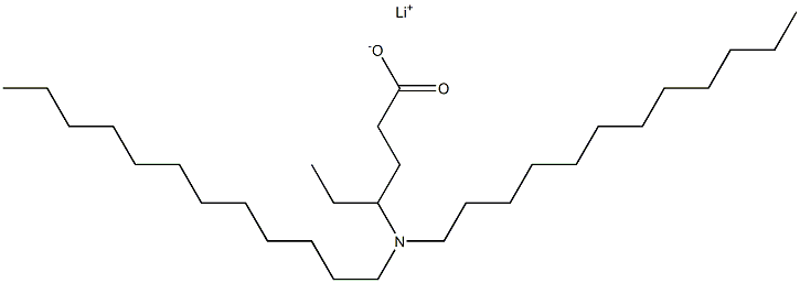 4-(Didodecylamino)hexanoic acid lithium salt,,结构式