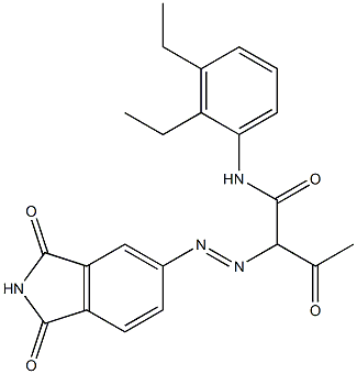 N-(2,3-Diethylphenyl)-2-(1,3-dioxoisoindolin-5-ylazo)-2-acetylacetamide