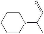 2-Piperidinopropanal,,结构式
