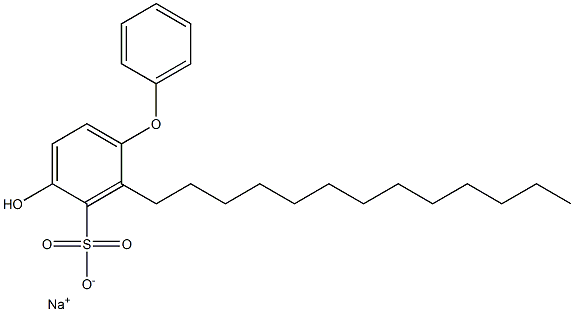 4-Hydroxy-2-tridecyl[oxybisbenzene]-3-sulfonic acid sodium salt