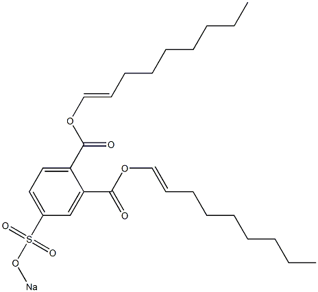 4-(Sodiosulfo)phthalic acid di(1-nonenyl) ester 结构式