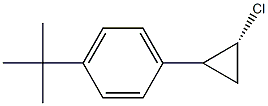 1-[(2R)-2-Chlorocyclopropyl]-4-(1,1-dimethylethyl)benzene Struktur