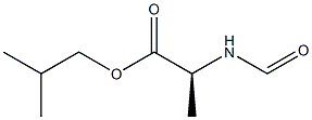 (S)-2-Formylaminopropionic acid 2-methylpropyl ester,,结构式