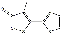 5-(2-Thienyl)-4-methyl-3H-1,2-dithiol-3-one Structure