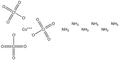 ヘキサアンミンコバルト(III)ペルクロラート 化学構造式