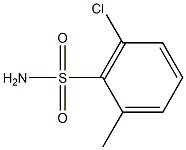 3-Chlorotoluenesulfonic acid amide Structure