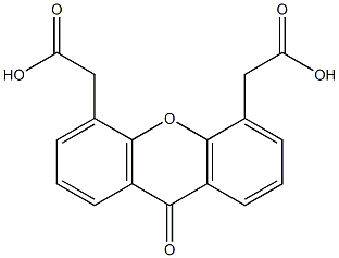 9-Oxo-9H-xanthene-4,5-diacetic acid Structure