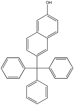 6-(Triphenylmethyl)-2-naphthol,,结构式