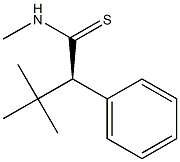 [R,(-)]-N,3,3-Trimethyl-2-(phenyl)thiobutyramide Struktur