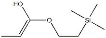 (E)-1-エトキシ-1-(トリメチルシロキシ)-1-プロペン 化学構造式