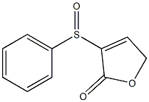3-(Phenylsulfinyl)-2(5H)-furanone Struktur