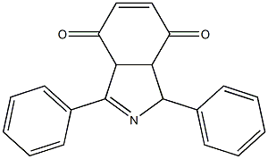 3a,7a-Dihydro-1,3-diphenyl-1H-isoindole-4,7-dione,,结构式