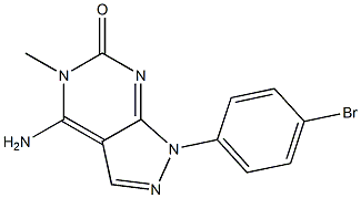 4-Amino-1-(4-bromophenyl)-5-methyl-1H-pyrazolo[3,4-d]pyrimidin-6(5H)-one|