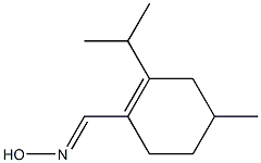 2-Isopropyl-4-methylcyclohexene-1-carbaldehyde oxime 结构式