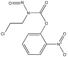 N-(2-Chloroethyl)-N-nitrosocarbamic acid o-nitrophenyl ester Structure