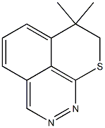 7,7-Dimethyl-7,8-dihydro-9-thia-9H-benzo[de]cinnoline Structure