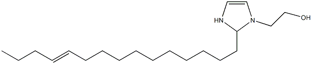 2-(11-Pentadecenyl)-4-imidazoline-1-ethanol,,结构式