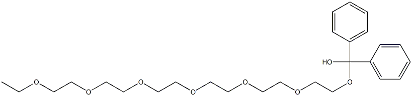 2,2-ジフェニル-1,3,6,9,12,15,18,21-オクタオキサトリコサン 化学構造式