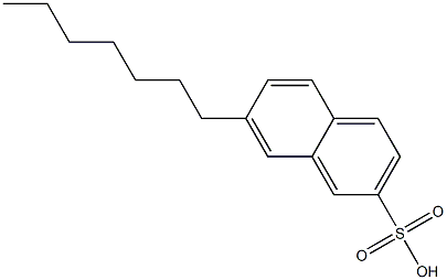 7-Heptyl-2-naphthalenesulfonic acid,,结构式