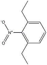 1-ニトロ-2,6-ジエチルベンゼン 化学構造式