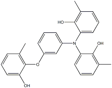 N,N-Bis(2-hydroxy-3-methylphenyl)-3-(2-hydroxy-6-methylphenoxy)benzenamine