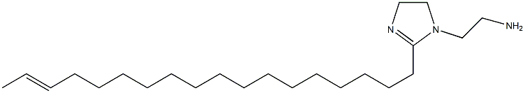 1-(2-Aminoethyl)-2-(16-octadecenyl)-2-imidazoline,,结构式