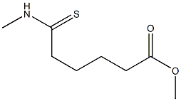 6-Methoxy-N-methyl-6-oxohexanethioamide