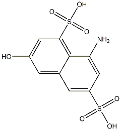 8-Amino-3-hydroxynaphthalene-1,6-disulfonic acid