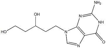 2-Amino-9-(3,5-dihydroxypentyl)-9H-purin-6(1H)-one