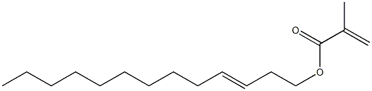 Methacrylic acid (3-tridecenyl) ester Structure