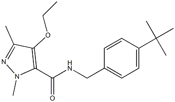  N-(4-tert-Butylbenzyl)-1,3-dimethyl-4-ethoxy-1H-pyrazole-5-carboxamide