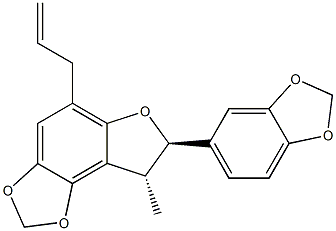 (7R,8R)-7,8-Dihydro-5-(2-propenyl)-8-methyl-7-(1,3-benzodioxol-5-yl)furo[3,2-e]-1,3-benzodioxole