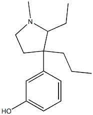 3-(2-Ethyl-1-methyl-3-propyl-3-pyrrolidinyl)phenol