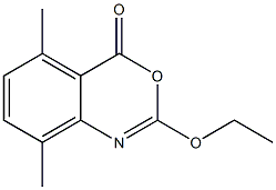 2-Ethoxy-5-methyl-8-methyl-4H-3,1-benzoxazin-4-one Structure