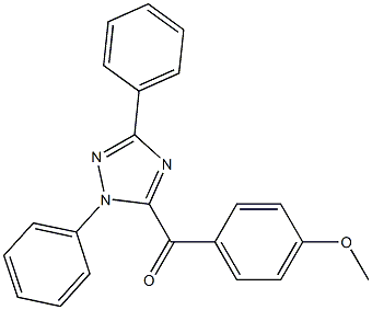  5-(4-Methoxybenzoyl)-1,3-diphenyl-1H-1,2,4-triazole