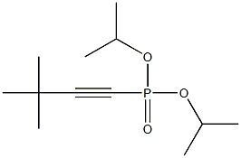 3,3-Dimethyl-1-butynylphosphonic acid diisopropyl ester,,结构式