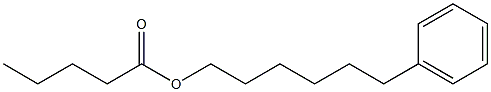 Pentanoic acid 6-phenylhexyl ester