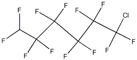 1-Chloro-1,1,2,2,3,3,4,4,5,5,6,6-dodecafluorohexane 结构式