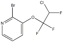 2-Bromo-3-(2-chloro-1,1,2-trifluoroethoxy)pyridine Struktur