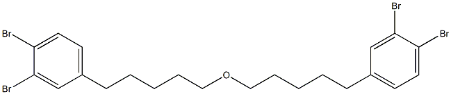 3,4-Dibromophenylpentyl ether Structure