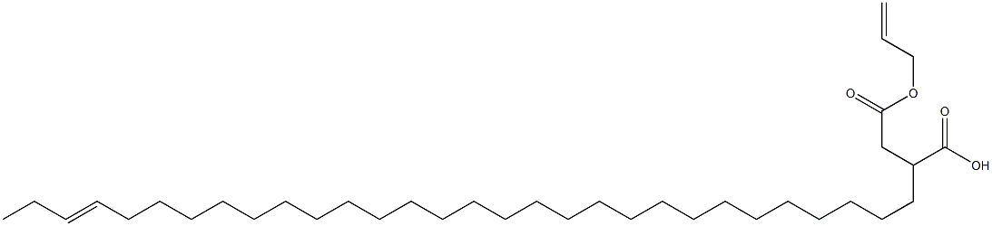 2-(27-Triacontenyl)succinic acid 1-hydrogen 4-allyl ester 结构式
