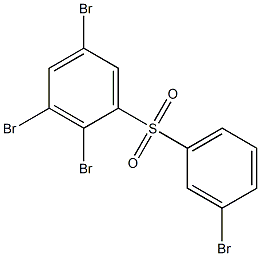 2,3,5-Tribromophenyl 3-bromophenyl sulfone Structure